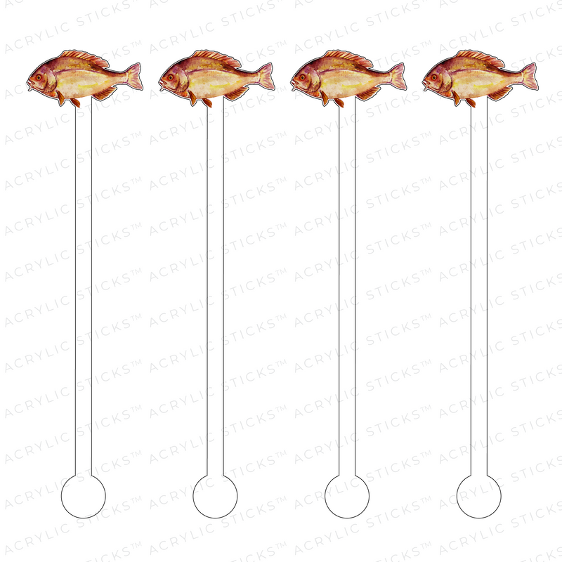 ROCKFISH ACRYLIC STIR STICKS