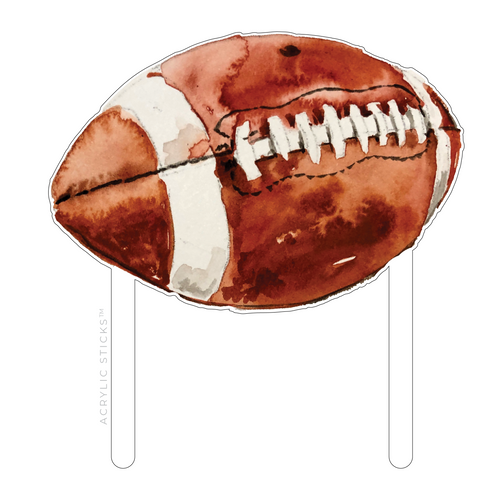 FOOTBALL ACRYLIC CAKE TOPPER