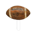 VINTAGE FOOTBALL ACRYLIC CAKE TOPPER