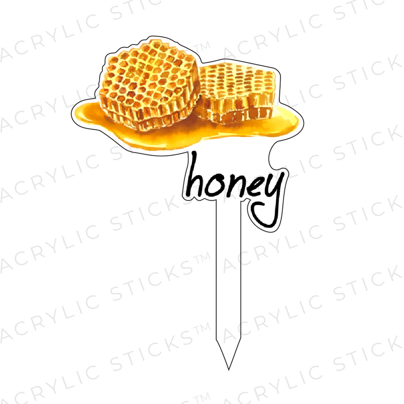 HONEYCOMB ACRYLIC CHARCUTERIE STICK