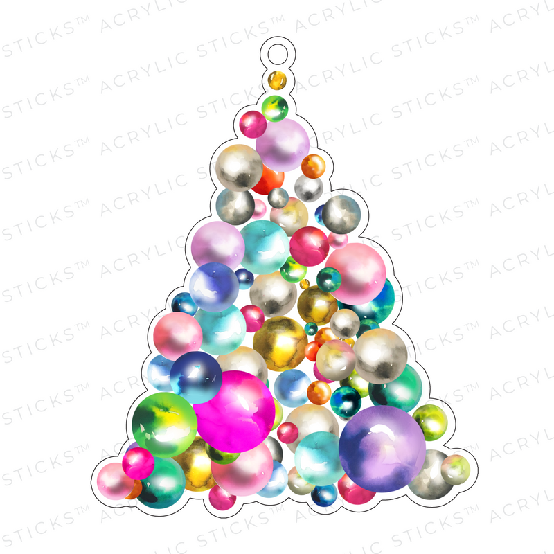 HAUTE ORNAMENTS CHRISTMAS TREE ACRYLIC ORNAMENT