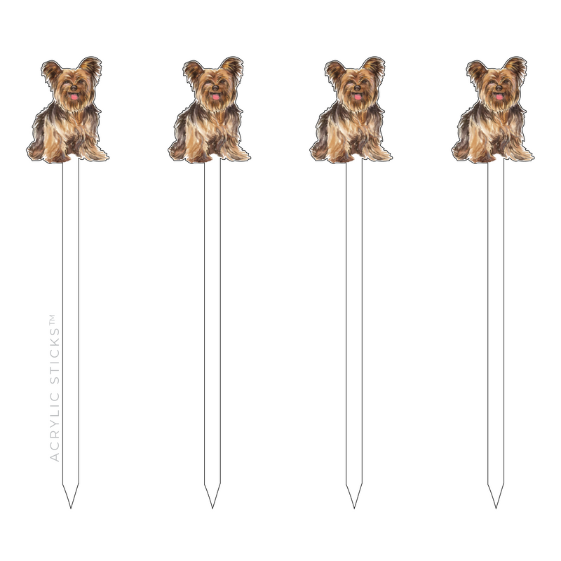 YORKIE ACRYLIC SKEWERS