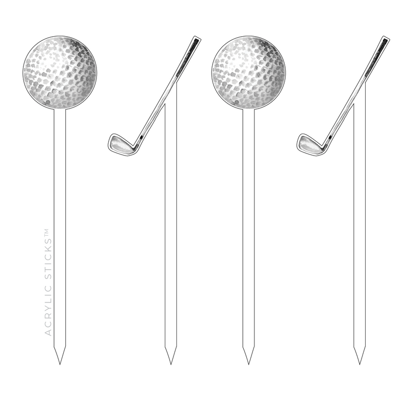 LET'S GOLF ACRYLIC SKEWER COMBO