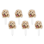 GOLDEN DOODLE ACRYLIC PARTY PIK STICKS