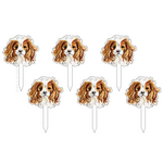 KING CHARLES CAVALIER ACRYLIC PARTY PIK STICKS