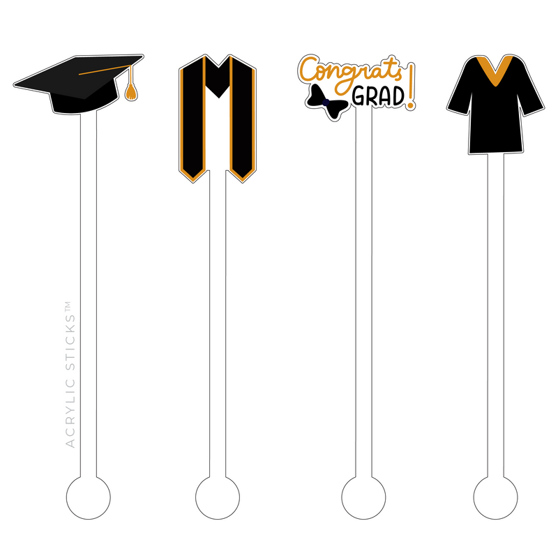 CONGRATS GRAD ACRYLIC STIR STICKS COMBO