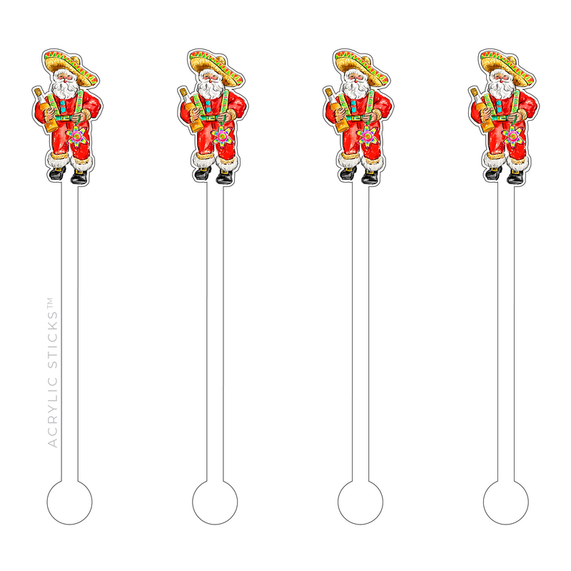 CINCO DE SANTA ACRYLIC STIR STICKS