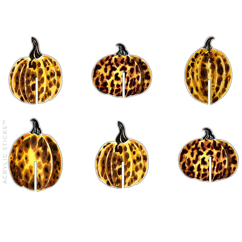 TORTOISE SHELL GOURDS  ACRYLIC DRINK CLIPS COMBO