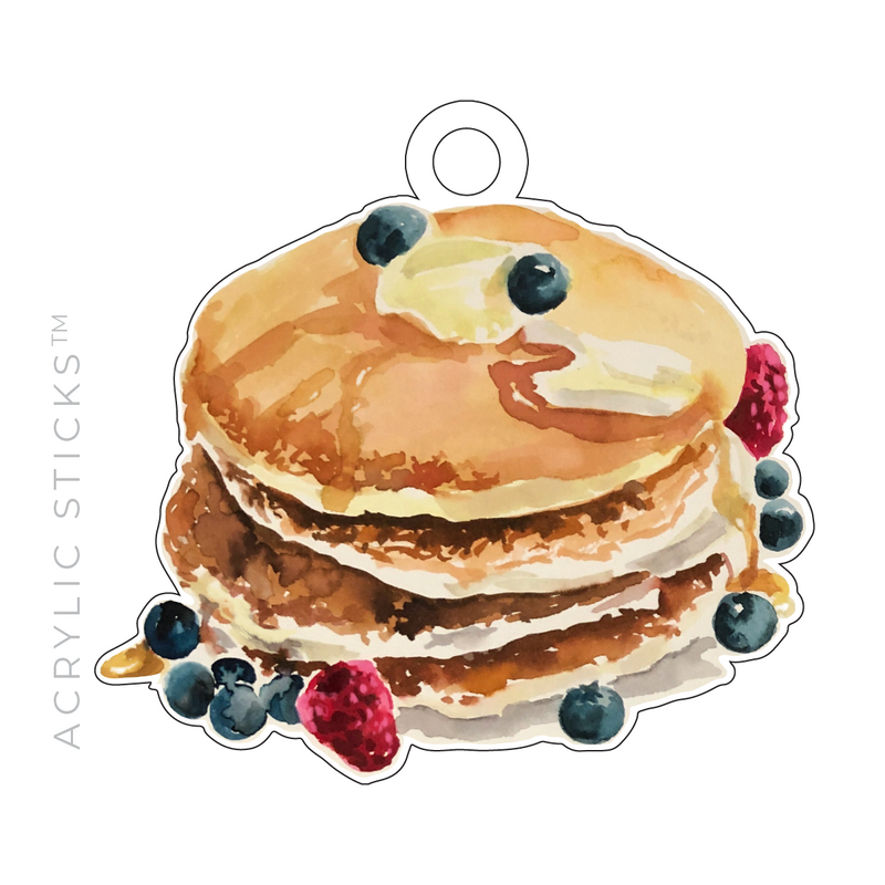 PANCAKES ACRYLIC GIFT TAG