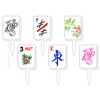 CLASSIC MAHJONG ACRYLIC PARTY PIK STICKS COMBO