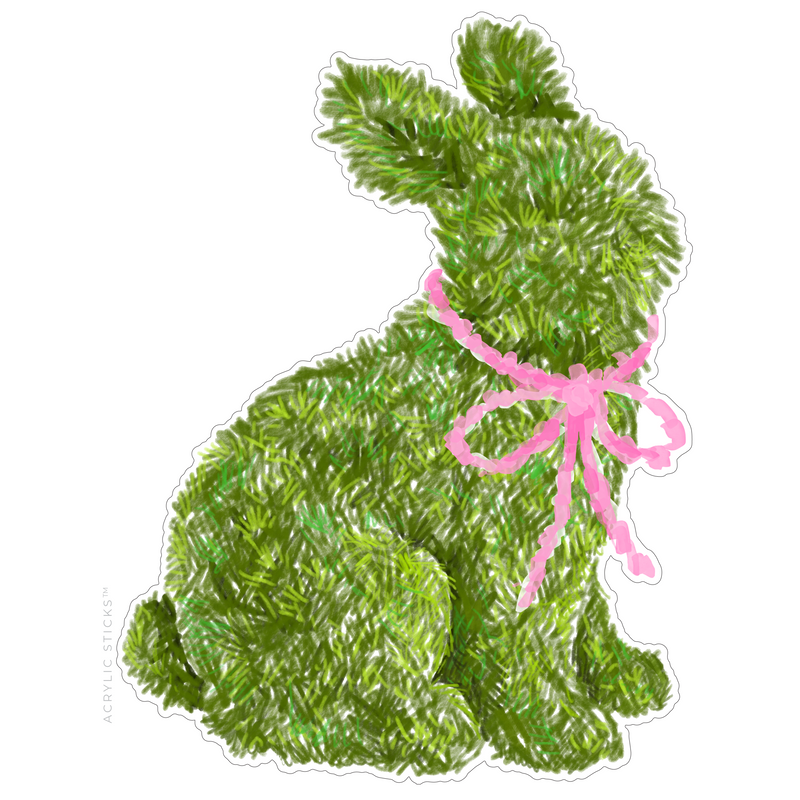 GRASSY BUNNY ACRYLIC CHARCUTERIE BOARD