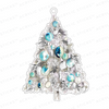 AQUA BAUBLES CHRISTMAS TREE ACRYLIC ORNAMENT