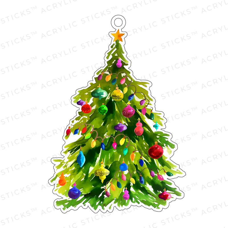 CHRISTMAS TREE ACRYLIC ORNAMENT