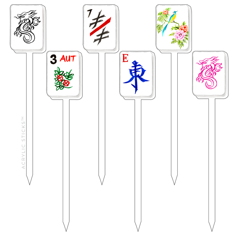 MAHJONG ACRYLIC SKEWER COMBO